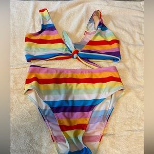 Rainbow bikini set